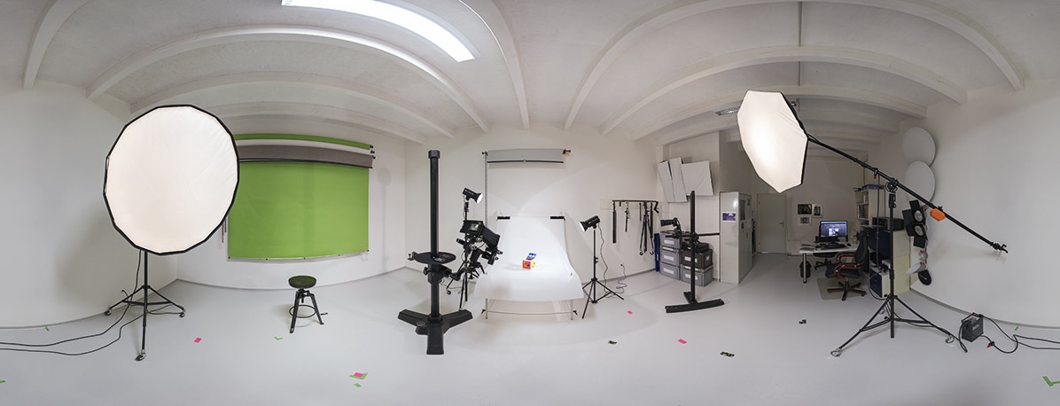 360 ° du studio de L'Atelier Revoc' dans le canton de Neuchâtel.