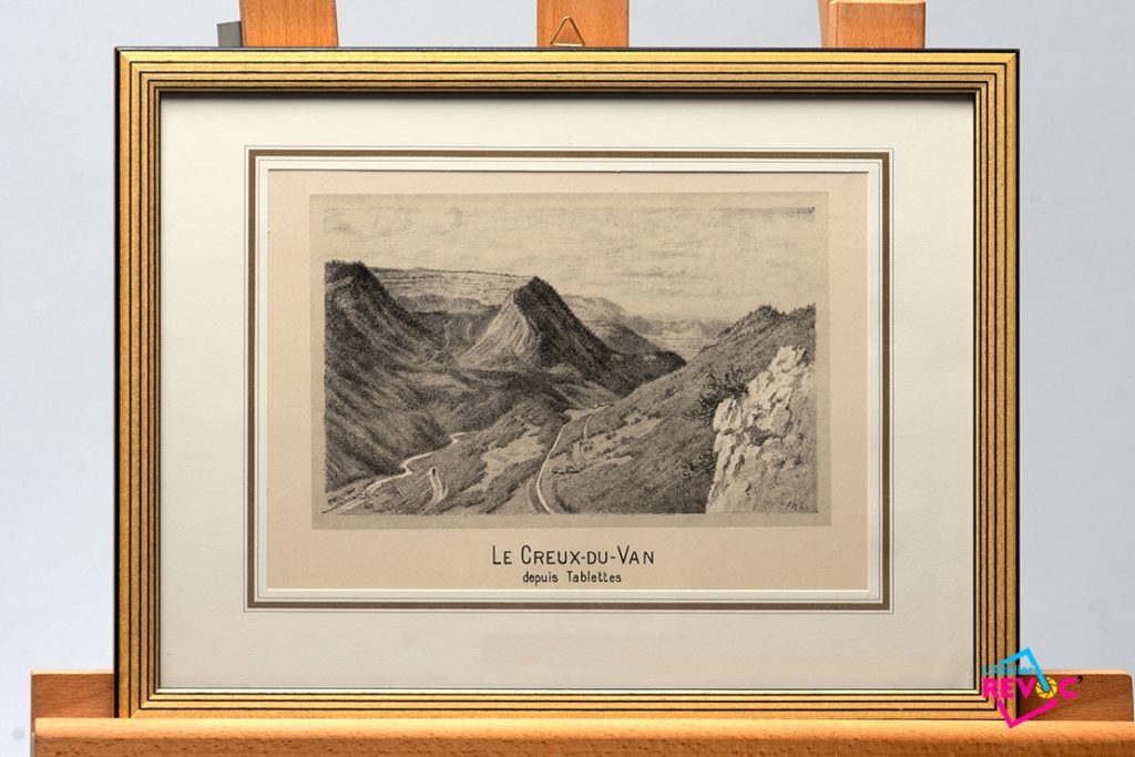 Encadrement d'exception avec du bois rare travaillé par couche de bois