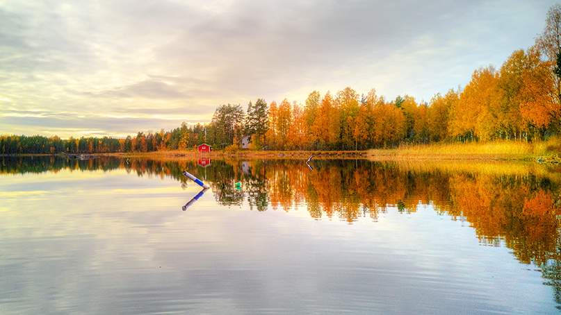 finlande paysage photo art reflet lac finlande paysage photo art reflet lac