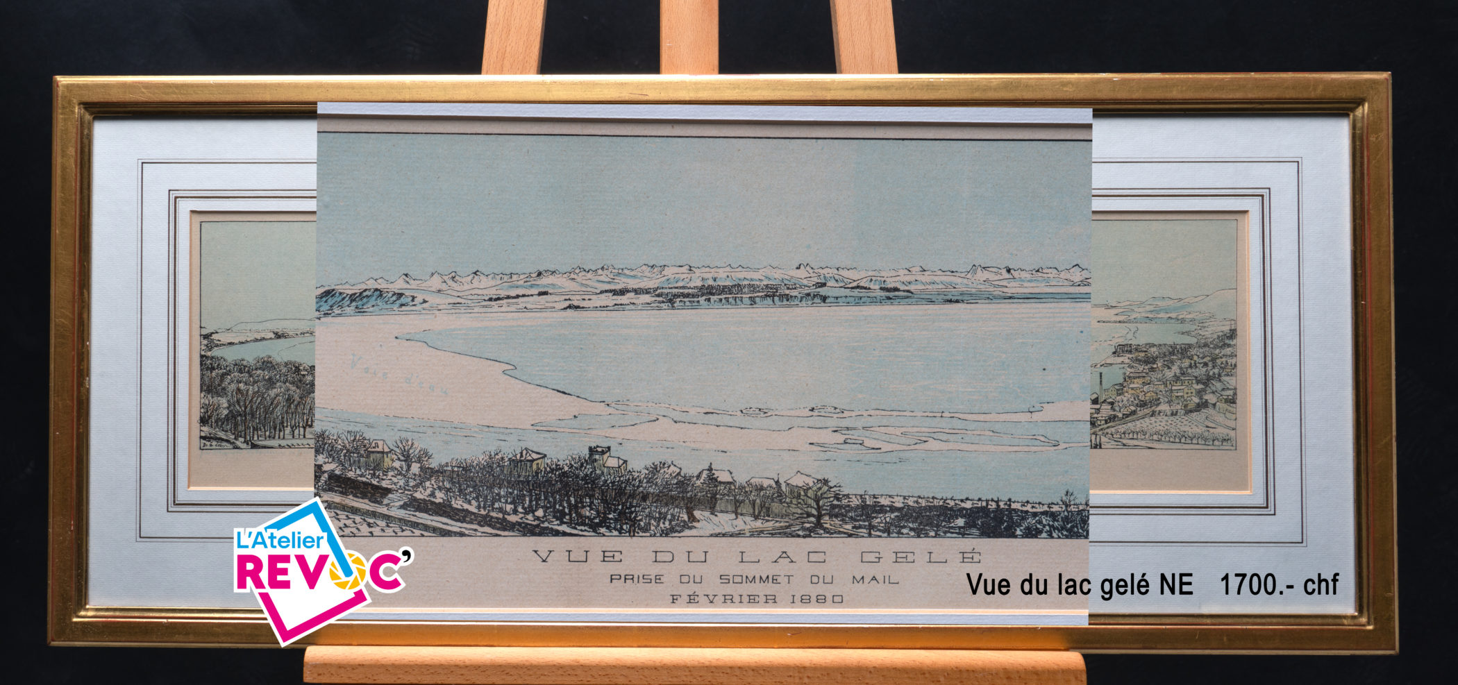 gravures lithos a vendre vue lac gele neuchatel 1700 francs suisses scaled gravures lithos a vendre vue lac gele neuchatel 1700 francs suisses scaled