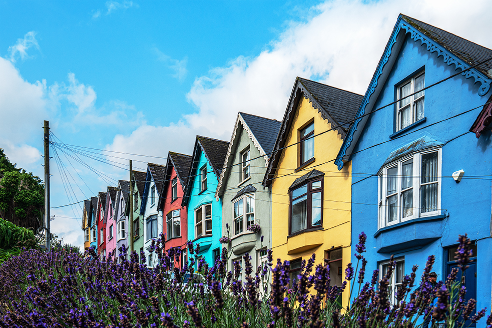irlande rue coloree maisons lavande copie irlande rue coloree maisons lavande copie