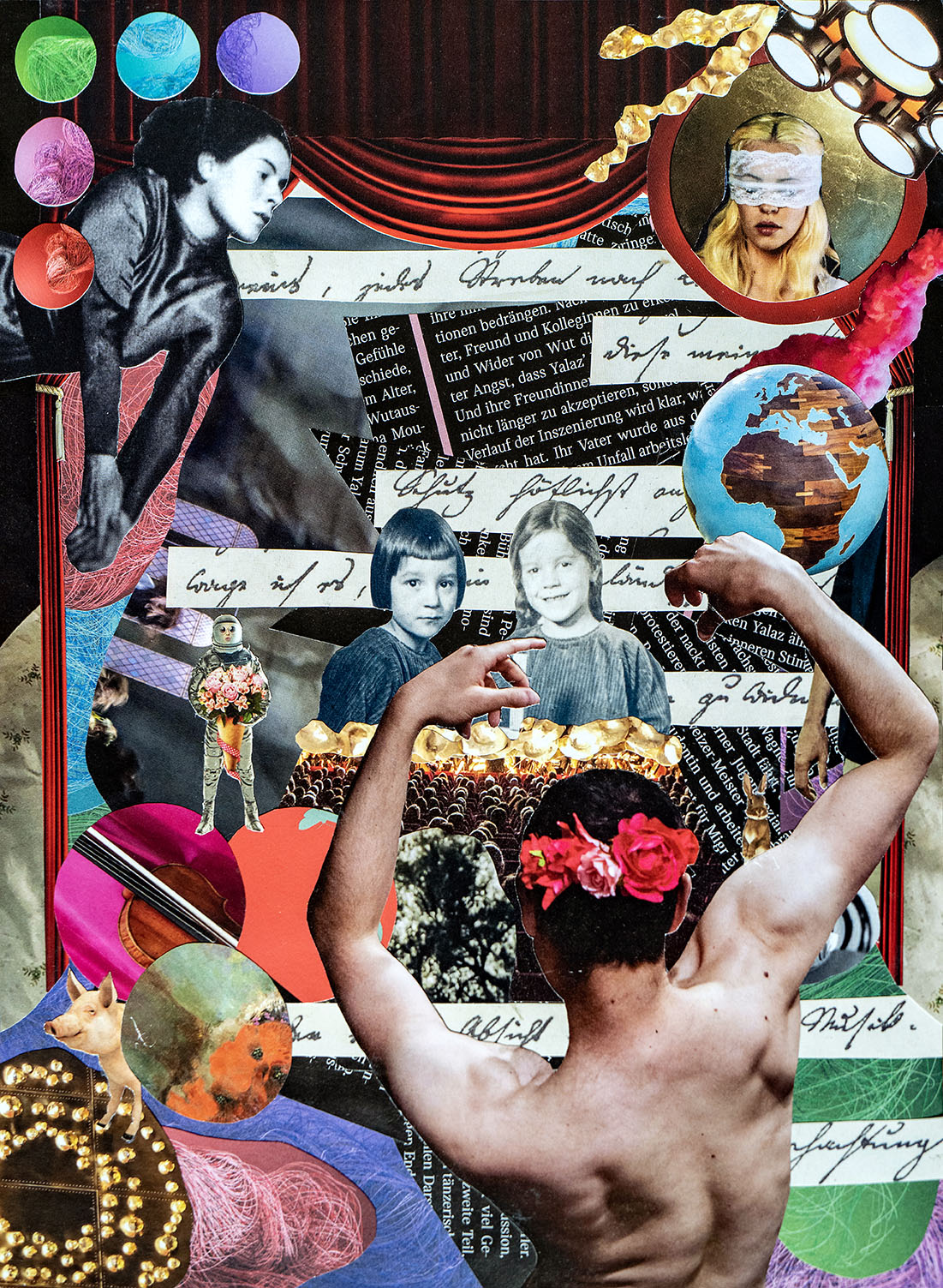 spectacle alessandra bobbia 2022 collage sur papier 29 7cm x 21cm a vendre spectacle alessandra bobbia 2022 collage sur papier 29 7cm x 21cm a vendre