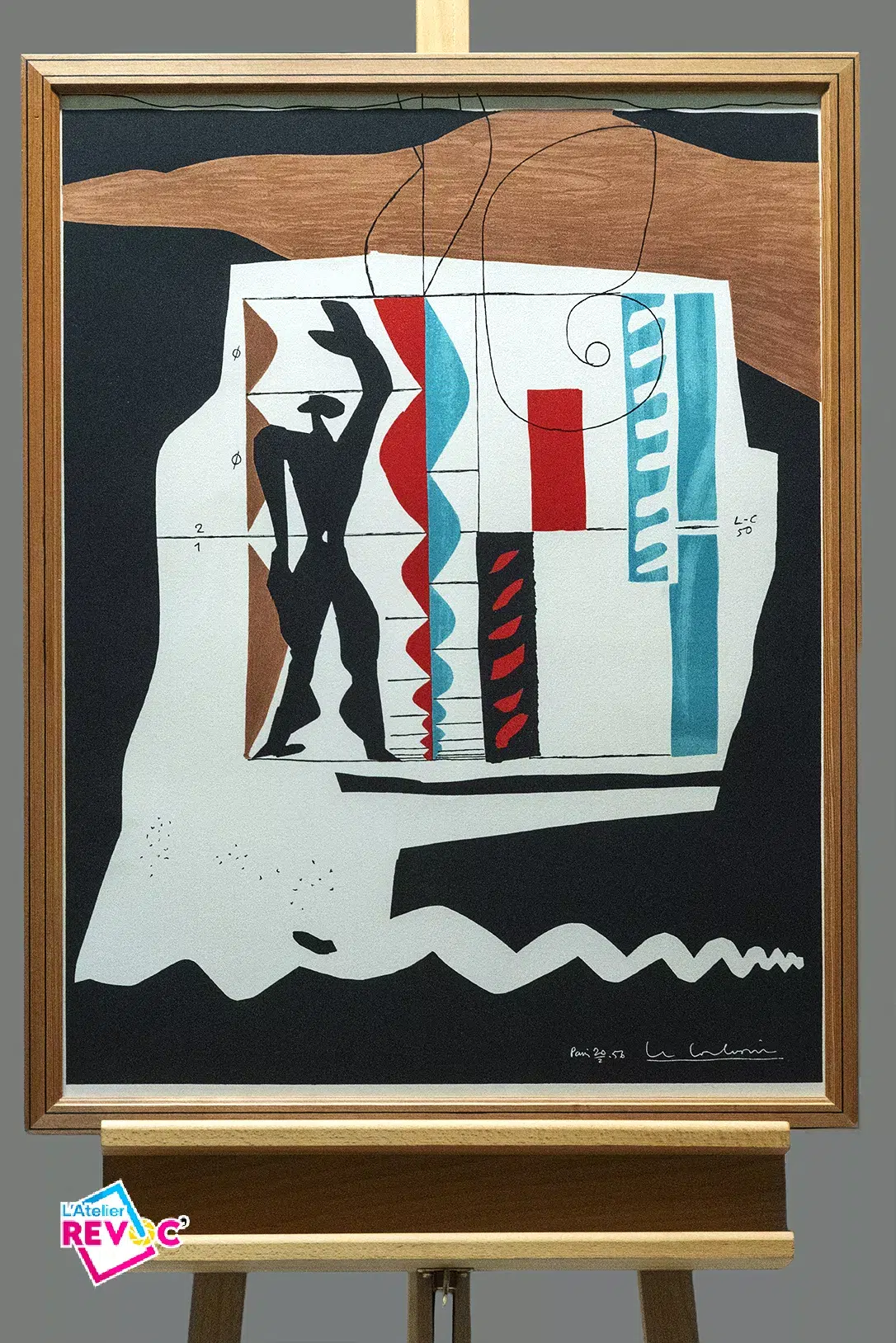 encadrement contemporain lecorbusier copie encadrement contemporain lecorbusier copie